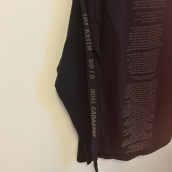 Drake Nonstop Scorpion Lyrics Concert Long Sleeve Tee - Picture 3 of 4